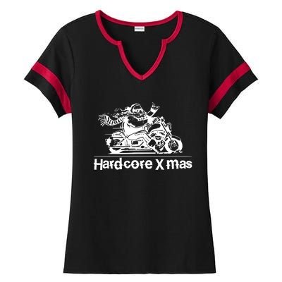 Hardcore X Mas Ladies Halftime Notch Neck Tee