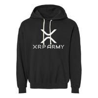 Hodl Xrp Xrp Cryptocurrency Xrp Army Garment-Dyed Fleece Hoodie
