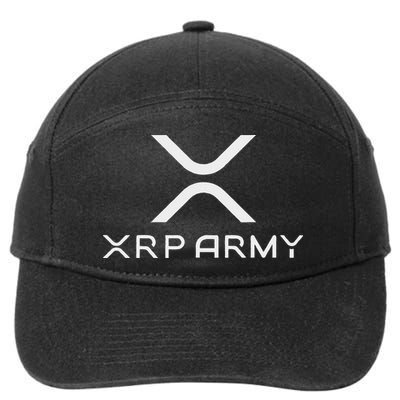 Hodl Xrp Xrp Cryptocurrency Xrp Army 7-Panel Snapback Hat