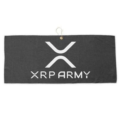 Hodl Xrp Xrp Cryptocurrency Xrp Army Large Microfiber Waffle Golf Towel