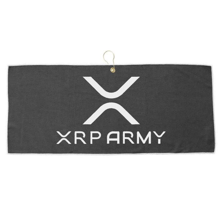 Hodl Xrp Xrp Cryptocurrency Xrp Army Large Microfiber Waffle Golf Towel