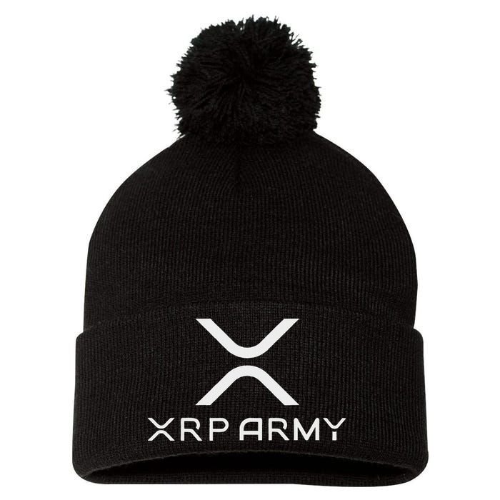 Hodl Xrp Xrp Cryptocurrency Xrp Army Pom Pom 12in Knit Beanie