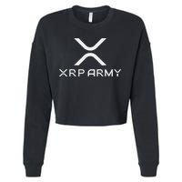 Hodl Xrp Xrp Cryptocurrency Xrp Army Cropped Pullover Crew