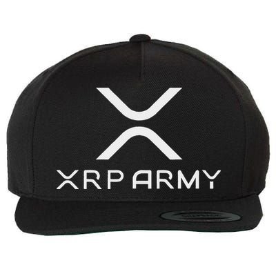 Hodl Xrp Xrp Cryptocurrency Xrp Army Wool Snapback Cap