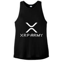 Hodl Xrp Xrp Cryptocurrency Xrp Army Ladies PosiCharge Tri-Blend Wicking Tank