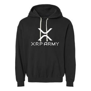 Hodl Xrp Xrp Cryptocurrency Xrp Army Garment-Dyed Fleece Hoodie