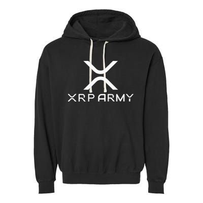 Hodl Xrp Xrp Cryptocurrency Xrp Army Garment-Dyed Fleece Hoodie