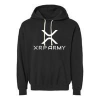 Hodl Xrp Xrp Cryptocurrency Xrp Army Garment-Dyed Fleece Hoodie