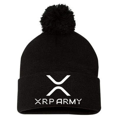 Hodl Xrp Xrp Cryptocurrency Xrp Army Pom Pom 12in Knit Beanie