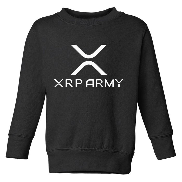 Hodl Xrp Xrp Cryptocurrency Xrp Army Toddler Sweatshirt