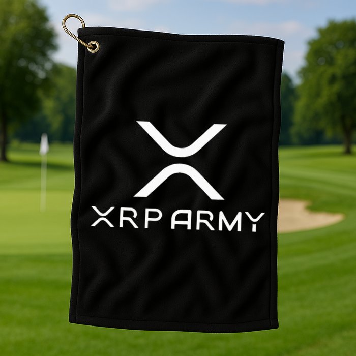 Hodl Xrp Xrp Cryptocurrency Xrp Army Golf Towel