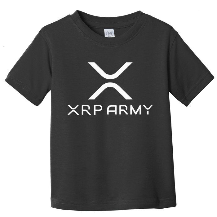 Hodl Xrp Xrp Cryptocurrency Xrp Army Toddler T-Shirt