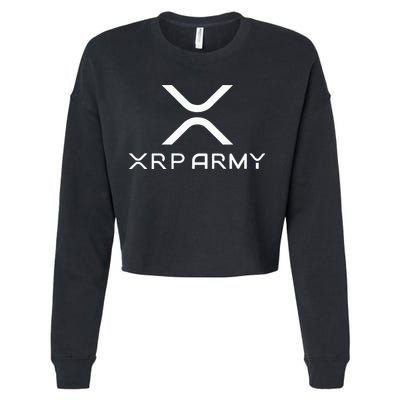 Hodl Xrp Xrp Cryptocurrency Xrp Army Cropped Pullover Crew