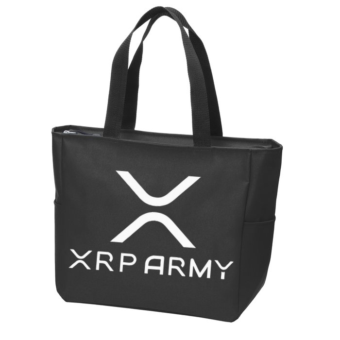 Hodl Xrp Xrp Cryptocurrency Xrp Army Zip Tote Bag