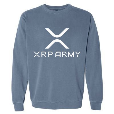 Hodl Xrp Xrp Cryptocurrency Xrp Army Garment-Dyed Sweatshirt