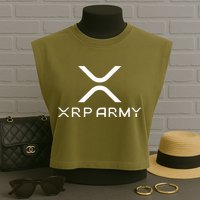 Hodl Xrp Xrp Cryptocurrency Xrp Army Garment-Dyed Women's Muscle Tee