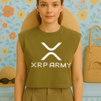 Hodl Xrp Xrp Cryptocurrency Xrp Army Garment-Dyed Women's Muscle Tee