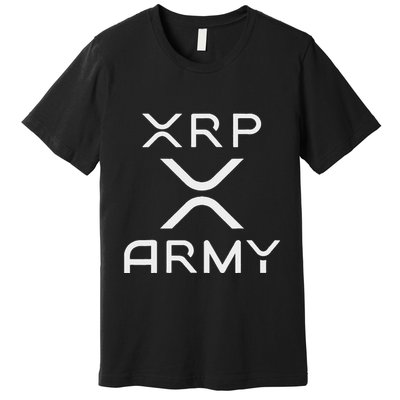 Hodl Xrp Xrp Cryptocurrency Xrp Army Premium T-Shirt