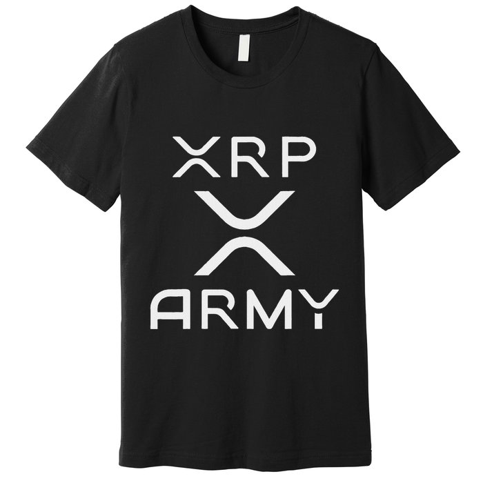 Hodl Xrp Xrp Cryptocurrency Xrp Army Premium T-Shirt