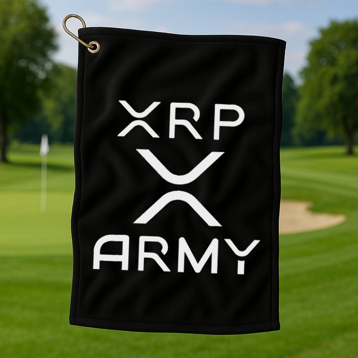 Hodl Xrp Xrp Cryptocurrency Xrp Army Golf Towel