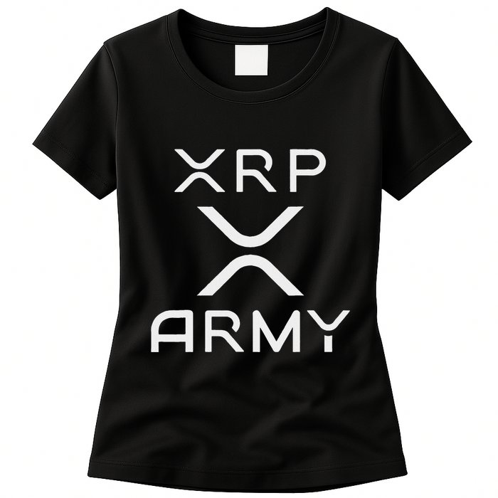 Hodl Xrp Xrp Cryptocurrency Xrp Army Womens T-Shirt