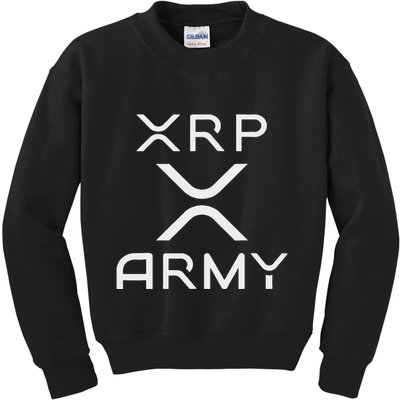 Hodl Xrp Xrp Cryptocurrency Xrp Army Kids Sweatshirt