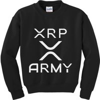 Hodl Xrp Xrp Cryptocurrency Xrp Army Kids Sweatshirt