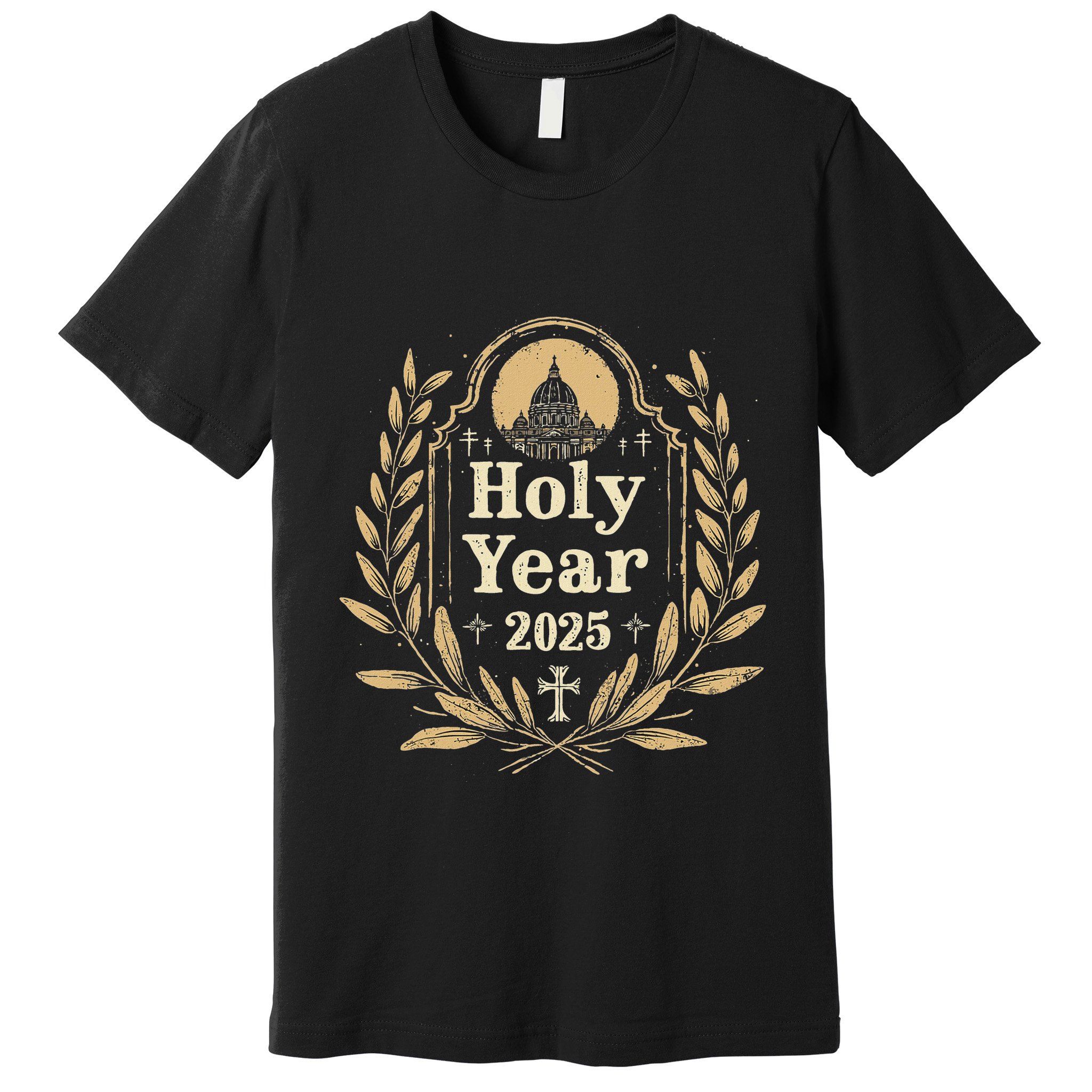 Holy Year 2025 Catholic Design Pilgrims Of Hope Premium T-Shirt