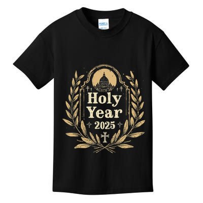 Holy Year 2025 Catholic Design Pilgrims Of Hope Kids T-Shirt