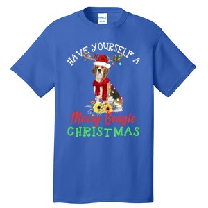 Have Yourself A Merry Beagle Christmas Cute Gift Tall T-Shirt