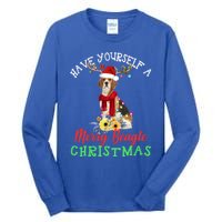 Have Yourself A Merry Beagle Christmas Cute Gift Tall Long Sleeve T-Shirt