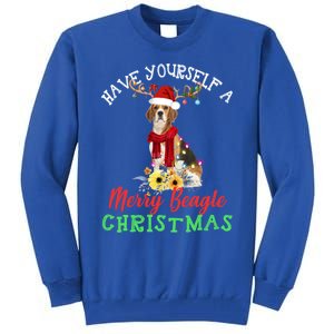 Have Yourself A Merry Beagle Christmas Cute Gift Tall Sweatshirt