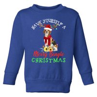 Have Yourself A Merry Beagle Christmas Cute Gift Toddler Sweatshirt