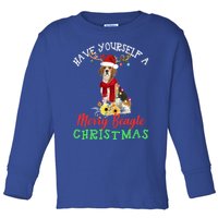 Have Yourself A Merry Beagle Christmas Cute Gift Toddler Long Sleeve Shirt