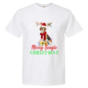 Have Yourself A Merry Beagle Christmas Cute Gift Garment-Dyed Heavyweight T-Shirt