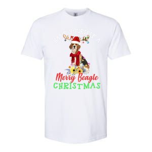 Have Yourself A Merry Beagle Christmas Cute Gift Softstyle CVC T-Shirt