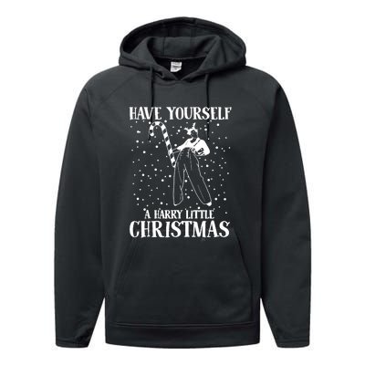 Have Yourself A Harry Little Christmas Ugly Sweater Performance Fleece Hoodie