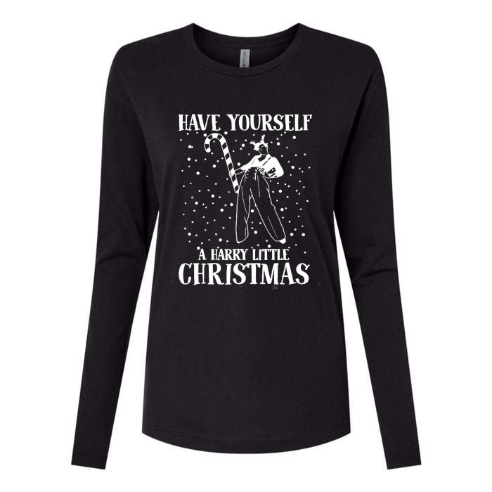 Have Yourself A Harry Little Christmas Ugly Sweater Womens Cotton Relaxed Long Sleeve T-Shirt