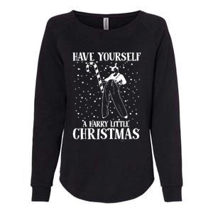 Have Yourself A Harry Little Christmas Ugly Sweater Womens California Wash Sweatshirt