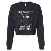 Have Yourself A Harry Little Christmas Ugly Sweater Cropped Pullover Crew