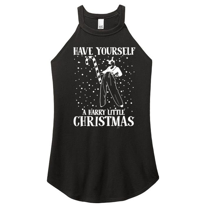 Have Yourself A Harry Little Christmas Ugly Sweater Women's Perfect Tri Rocker Tank