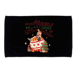 Have Yourself A Harry Little Christmas Microfiber Hand Towel