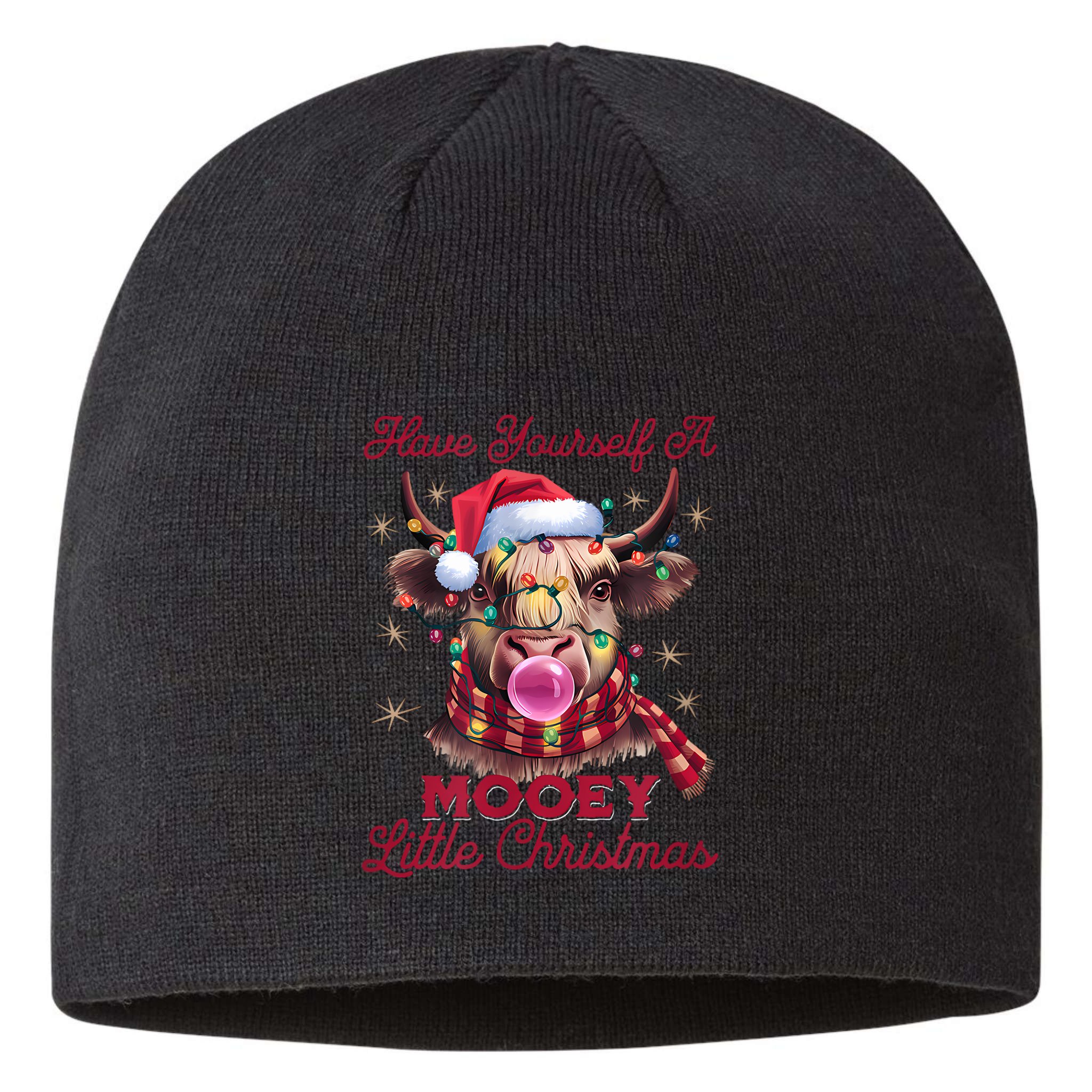 Have Yourself A Mooey Little Christmas Sustainable Beanie