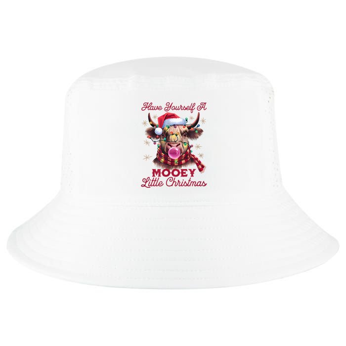 Have Yourself A Mooey Little Christmas Cool Comfort Performance Bucket Hat