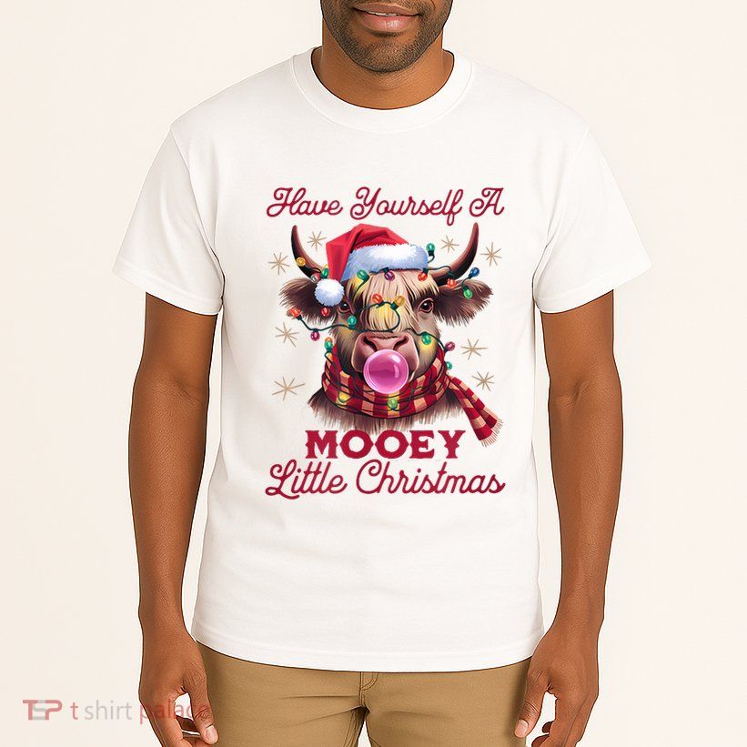 Have Yourself A Mooey Little Christmas Tall T-Shirt