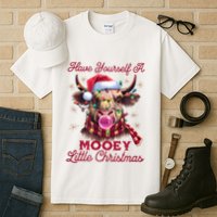 Have Yourself A Mooey Little Christmas Tall T-Shirt