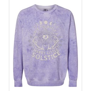 Have Yourself A Merry Little Solstice Yule Holiday Colorblast Crewneck Sweatshirt