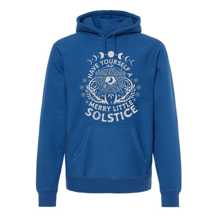 Have Yourself A Merry Little Solstice Yule Holiday Premium Hoodie