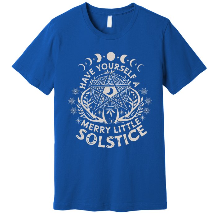 Have Yourself A Merry Little Solstice Yule Holiday Premium T-Shirt