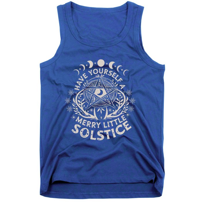 Have Yourself A Merry Little Solstice Yule Holiday Tank Top